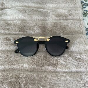KREWE Black and Gold Sunglasses